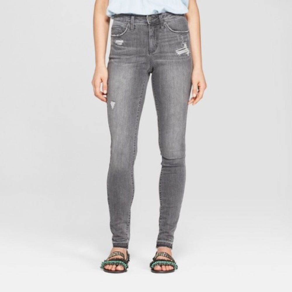 universal thread high waisted skinny jeans